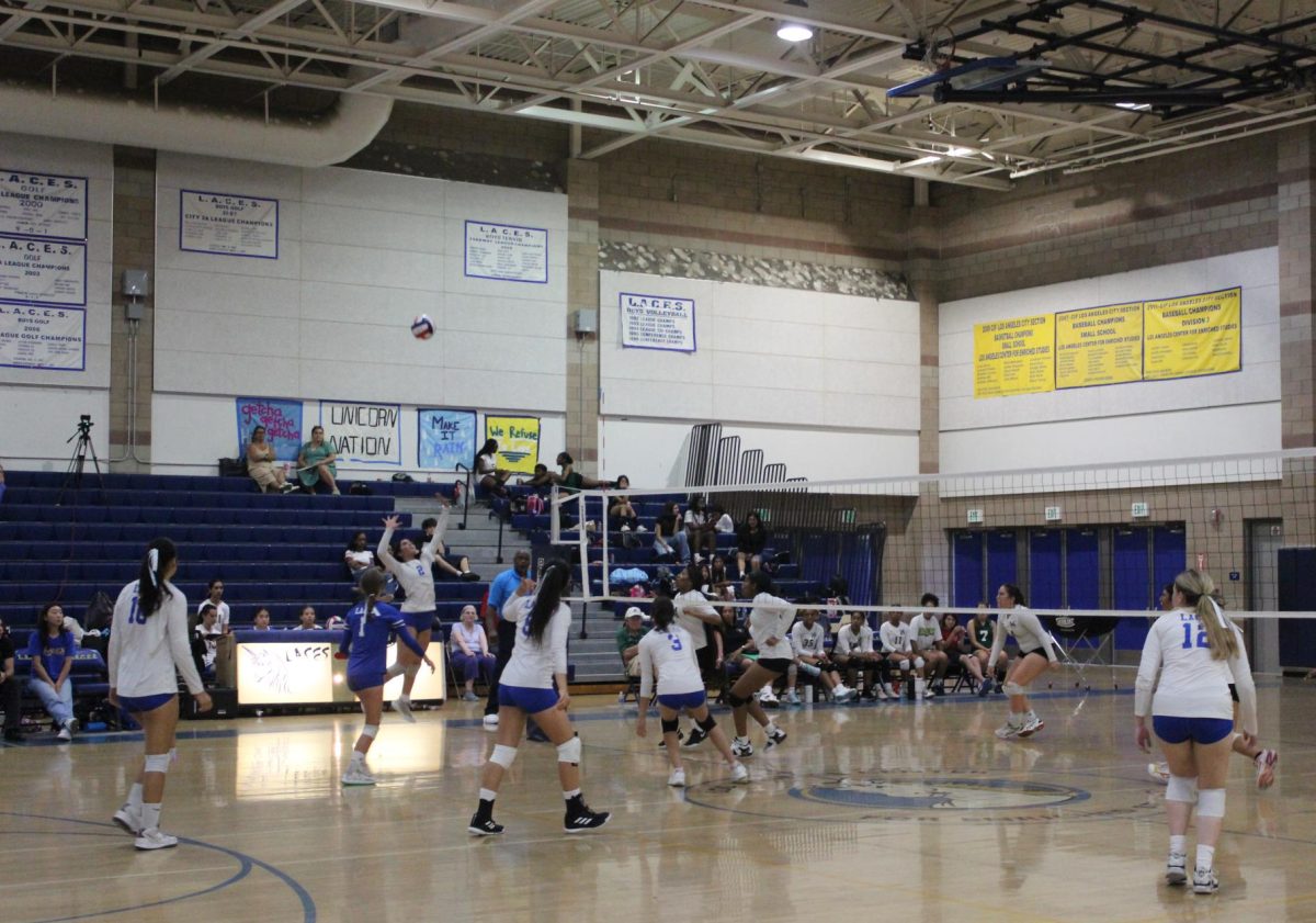 LACES Girls Volleyball Wins First Game of the Season